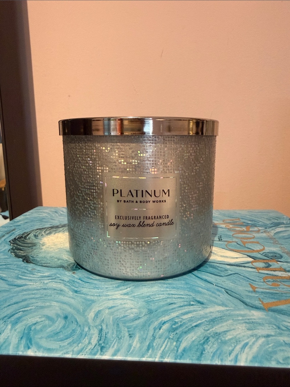 Bath & Body Works Platinum Three Wick Candle